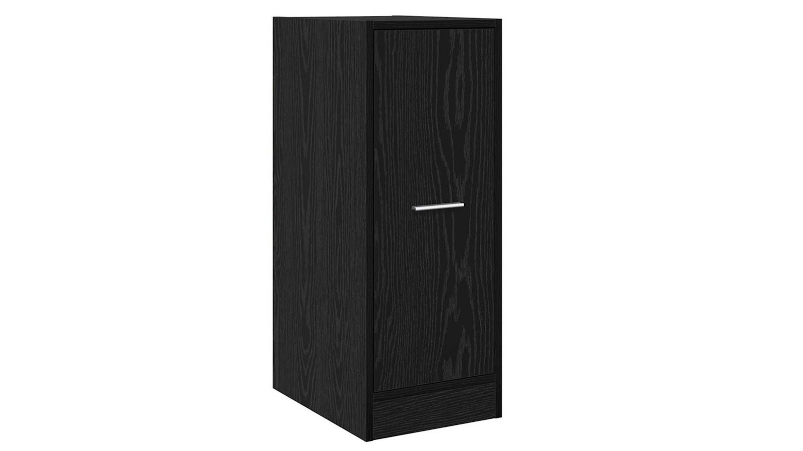 vidaXL Black Oak Engineered Wood Apothecary Cabinet - 30 x 41 x 77.5cm