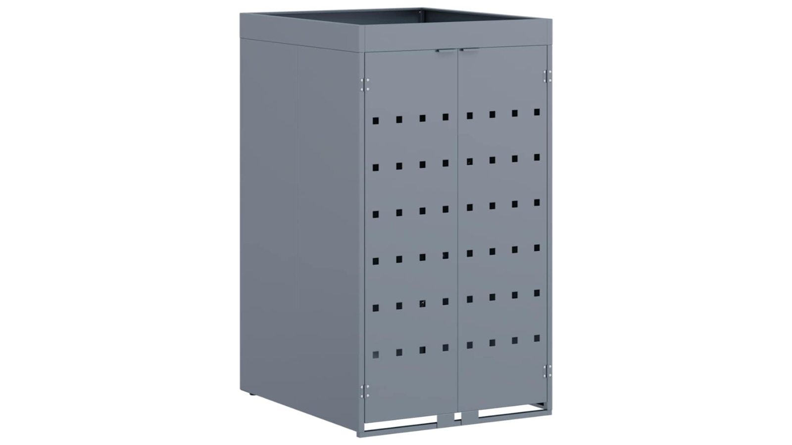 vidaXL 240L Wheelie Bin Storage with Planter Roof