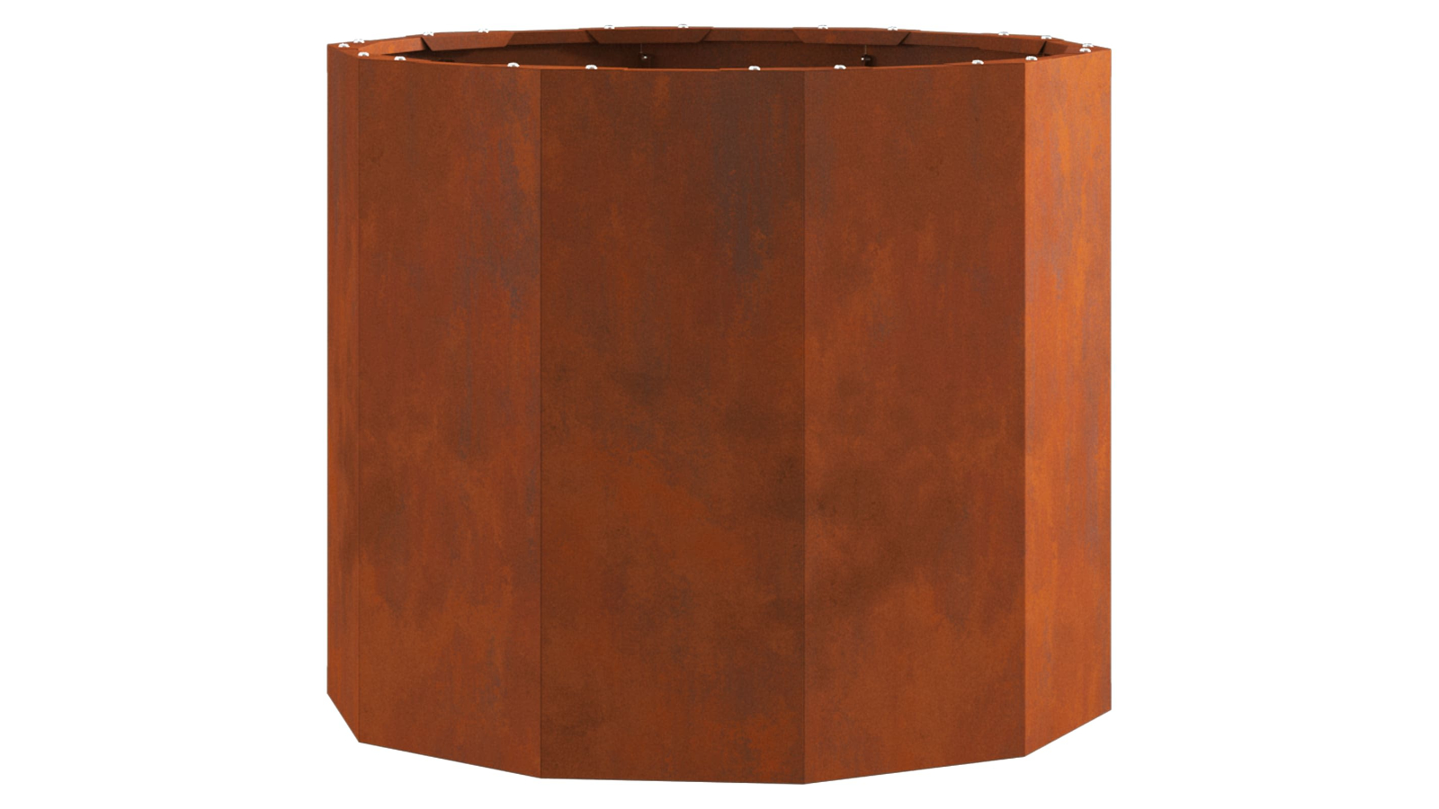 vidaXL Rusty Weathering Steel 60 x 60 x 50cm Round Planter
