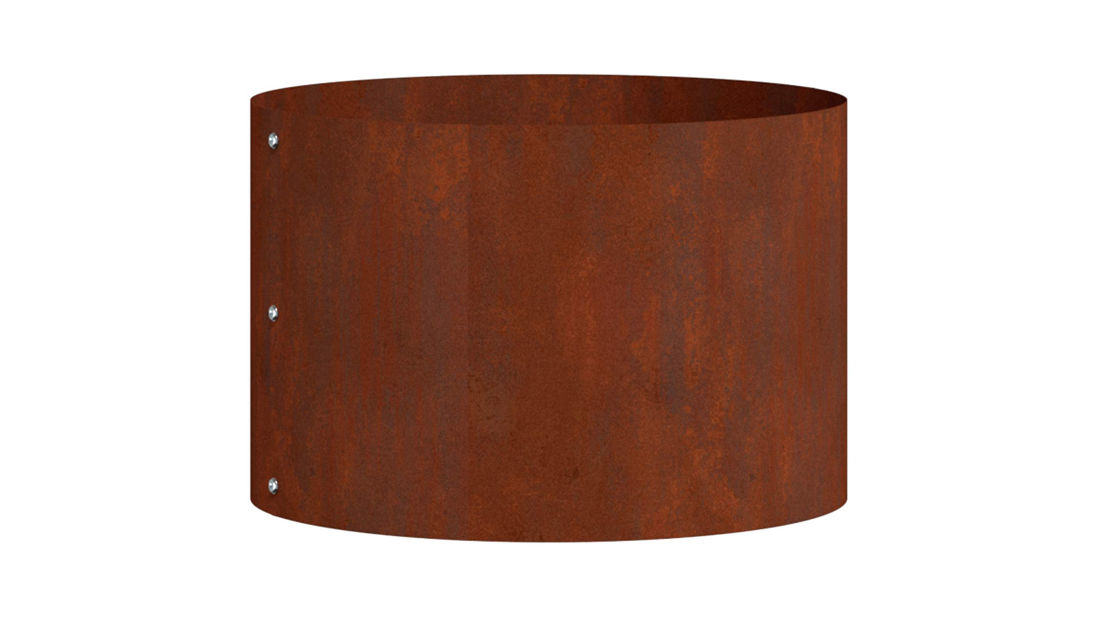 vidaXL 30 x 30 x 20cm Weathering Steel Planter Ring - Brown