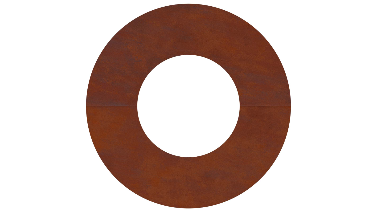 vidaXL 5 Piece Brown Flat Tree Rings - 60cm
