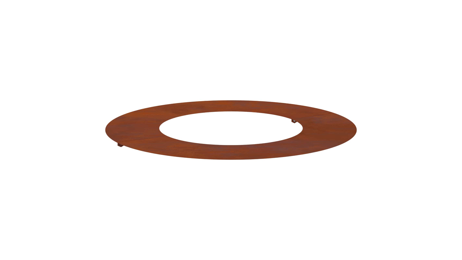 vidaXL 40/70cm Weathering Steel Flat Tree Ring - Brown