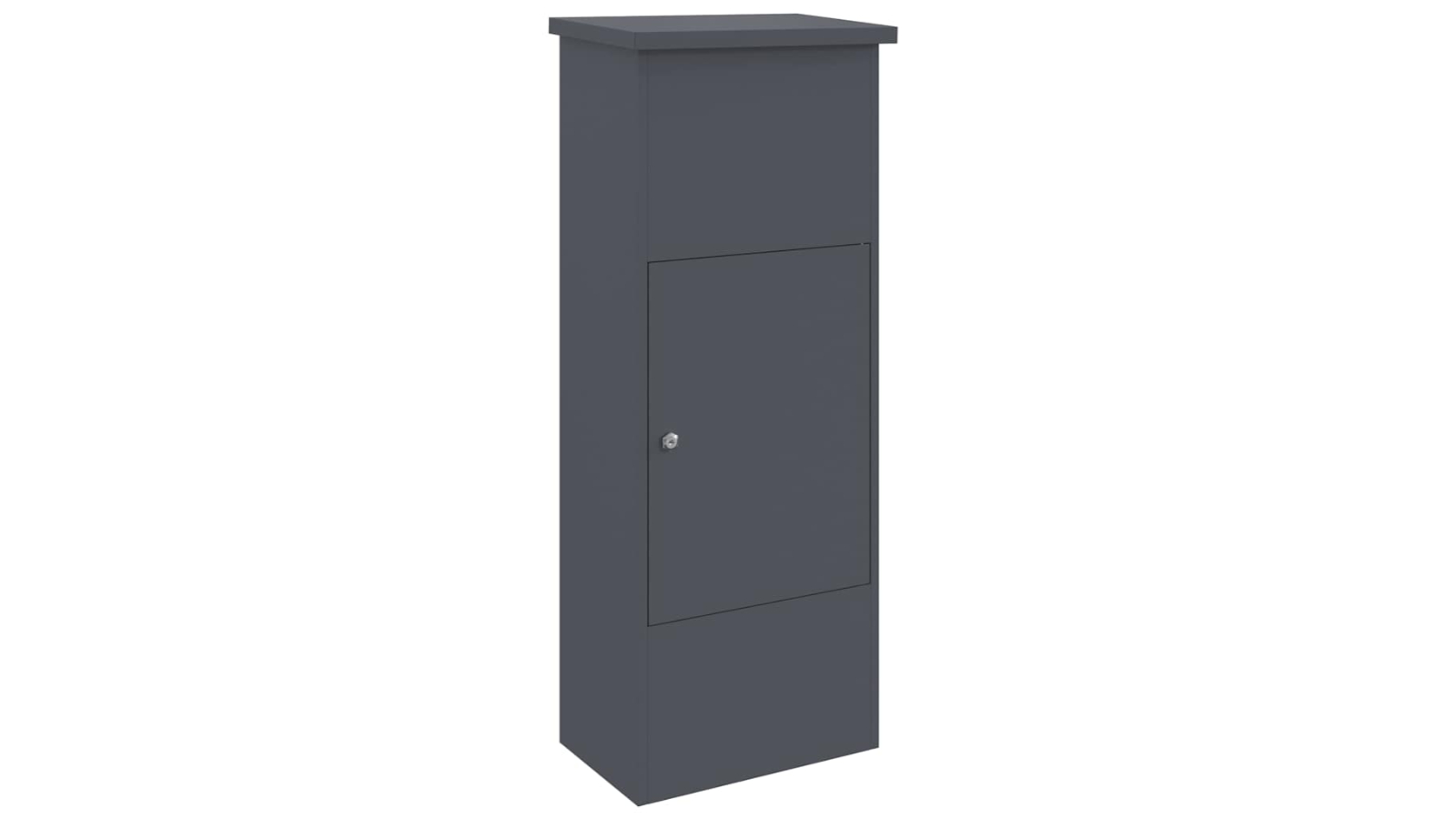 vidaXL 44.5 x 29 x 110.5cm Steel Parcel Drop Box with Door - Anthracite 