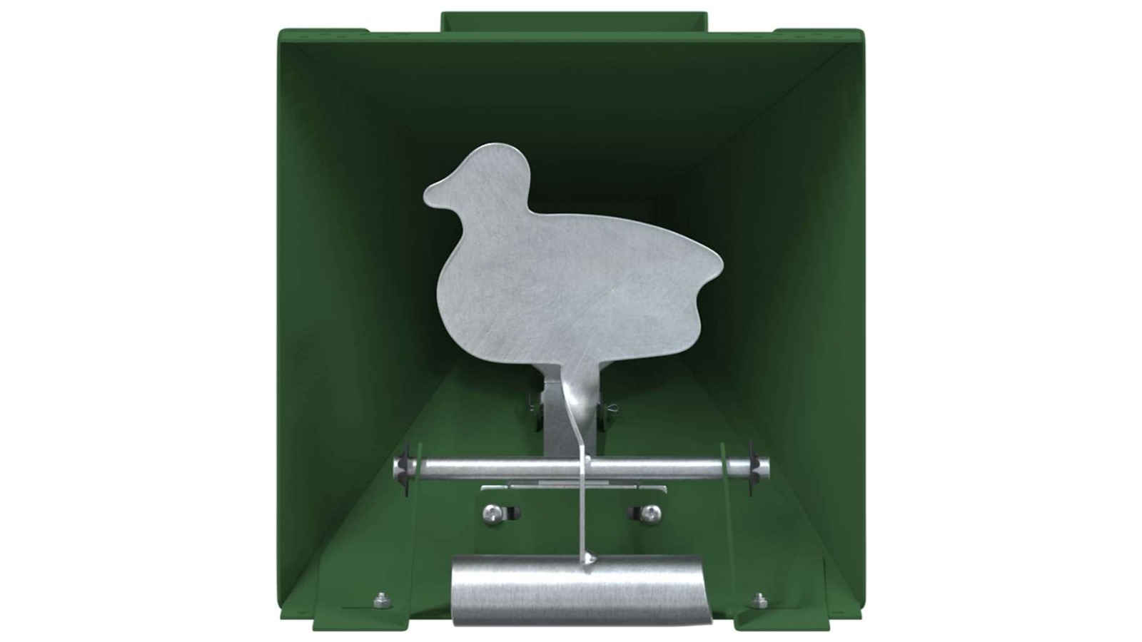 vidaXL Green Steel 14 x 14 x 19cm Pellet Trap