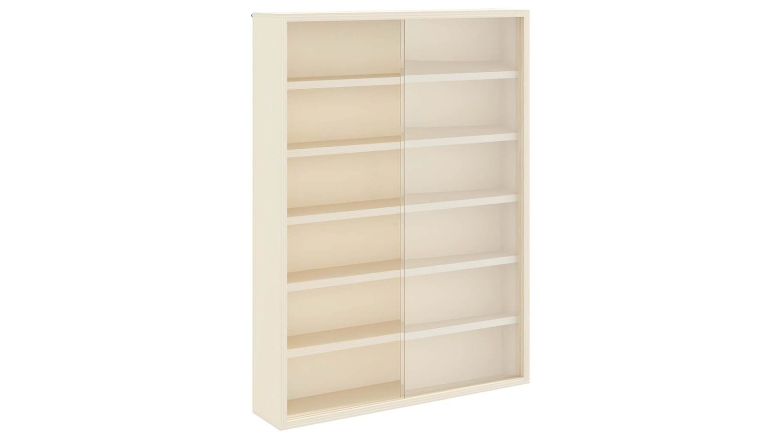 vidaXL Brown Plywood Wooden Collector's Display Case - 40 x 8.5 x 54cm