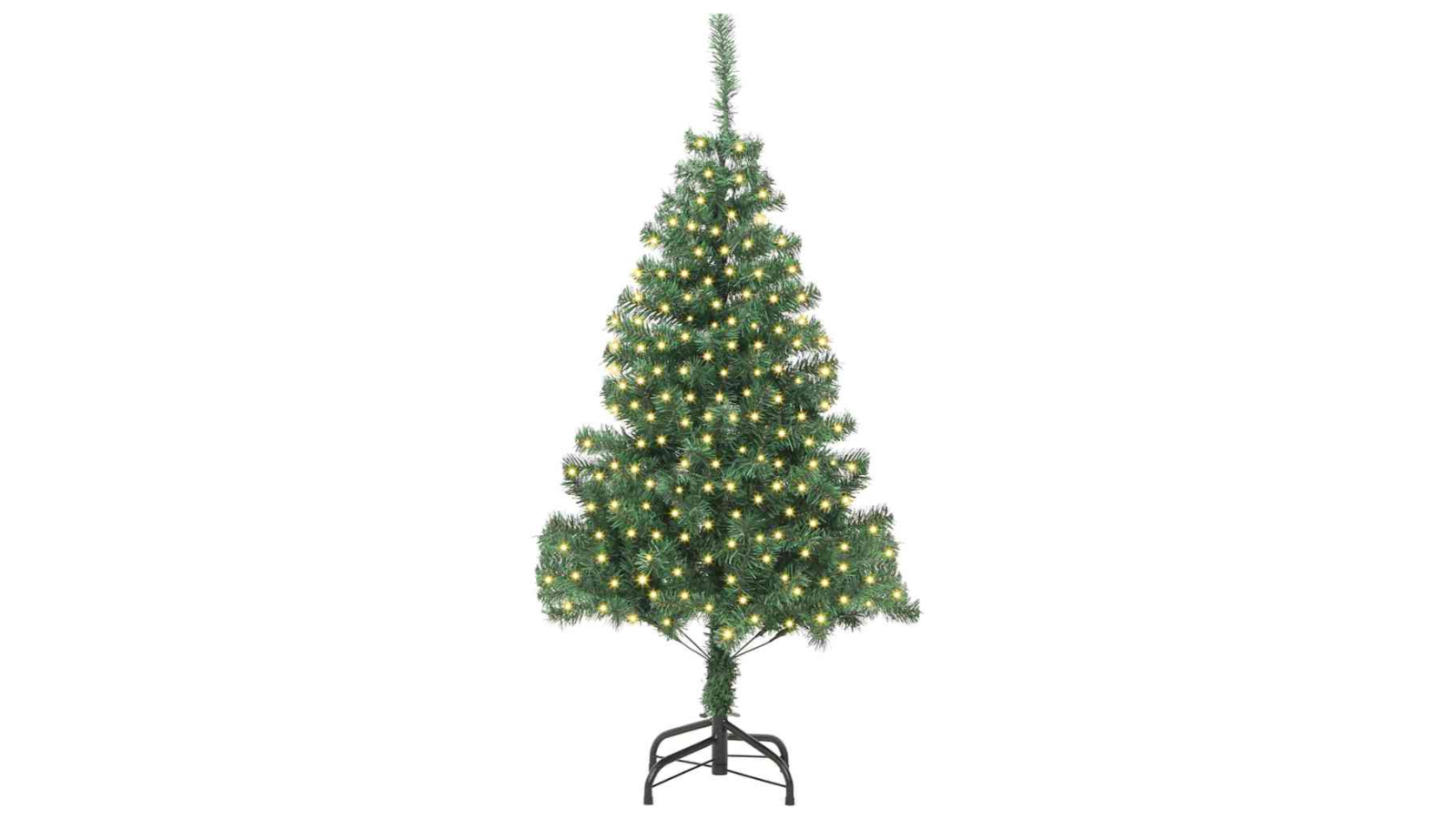 vidaXL PVC Christmas Tree with 300 LED and Stand - 180cm
