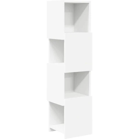 vidaXL Engineered Wood 25.5 x 25 x 102cm Corner Cabinet - White