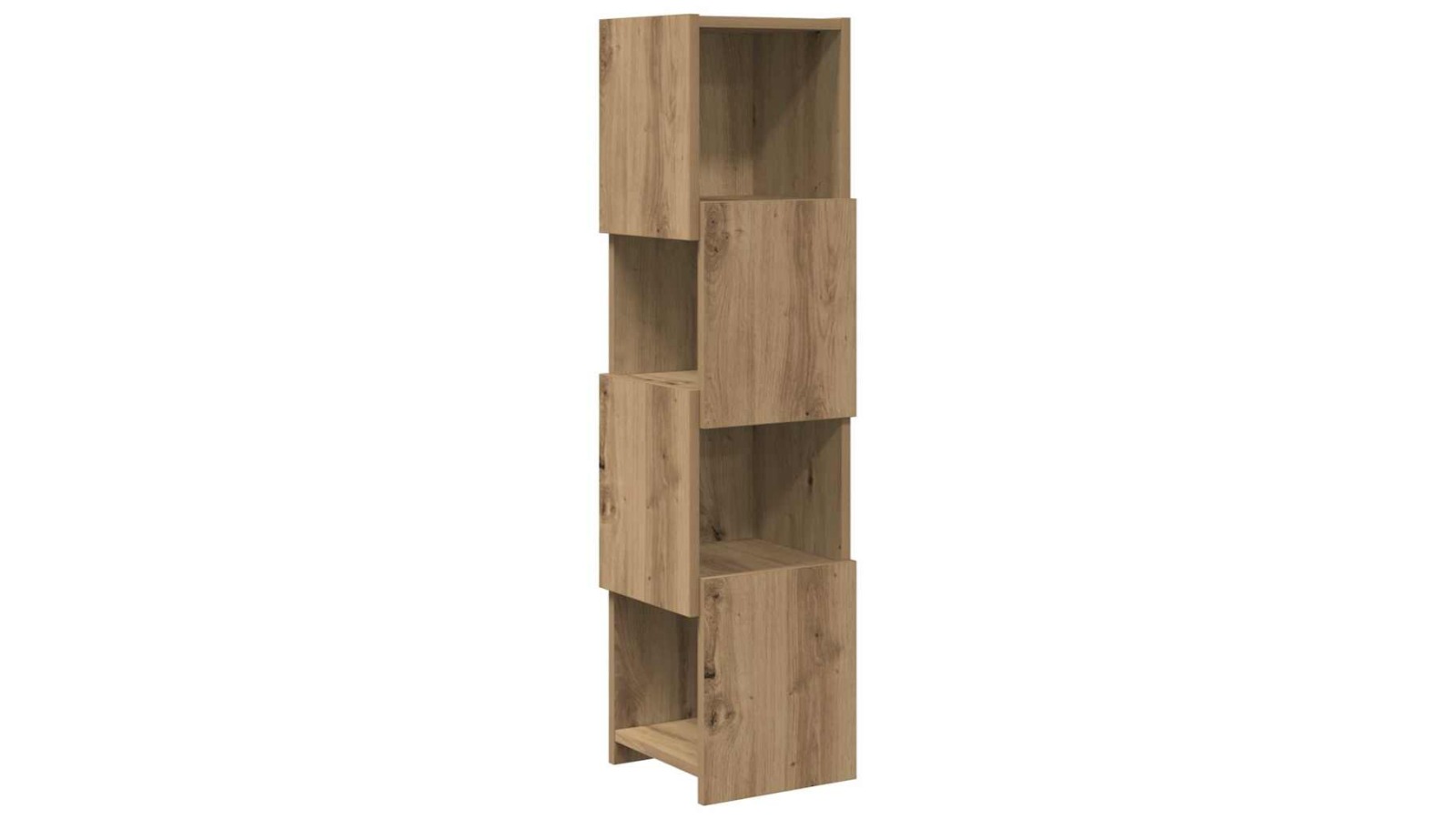 vidaXL Engineered Wood 25.5 x 25 x 102cm Corner Cabinet - Artisan Oak