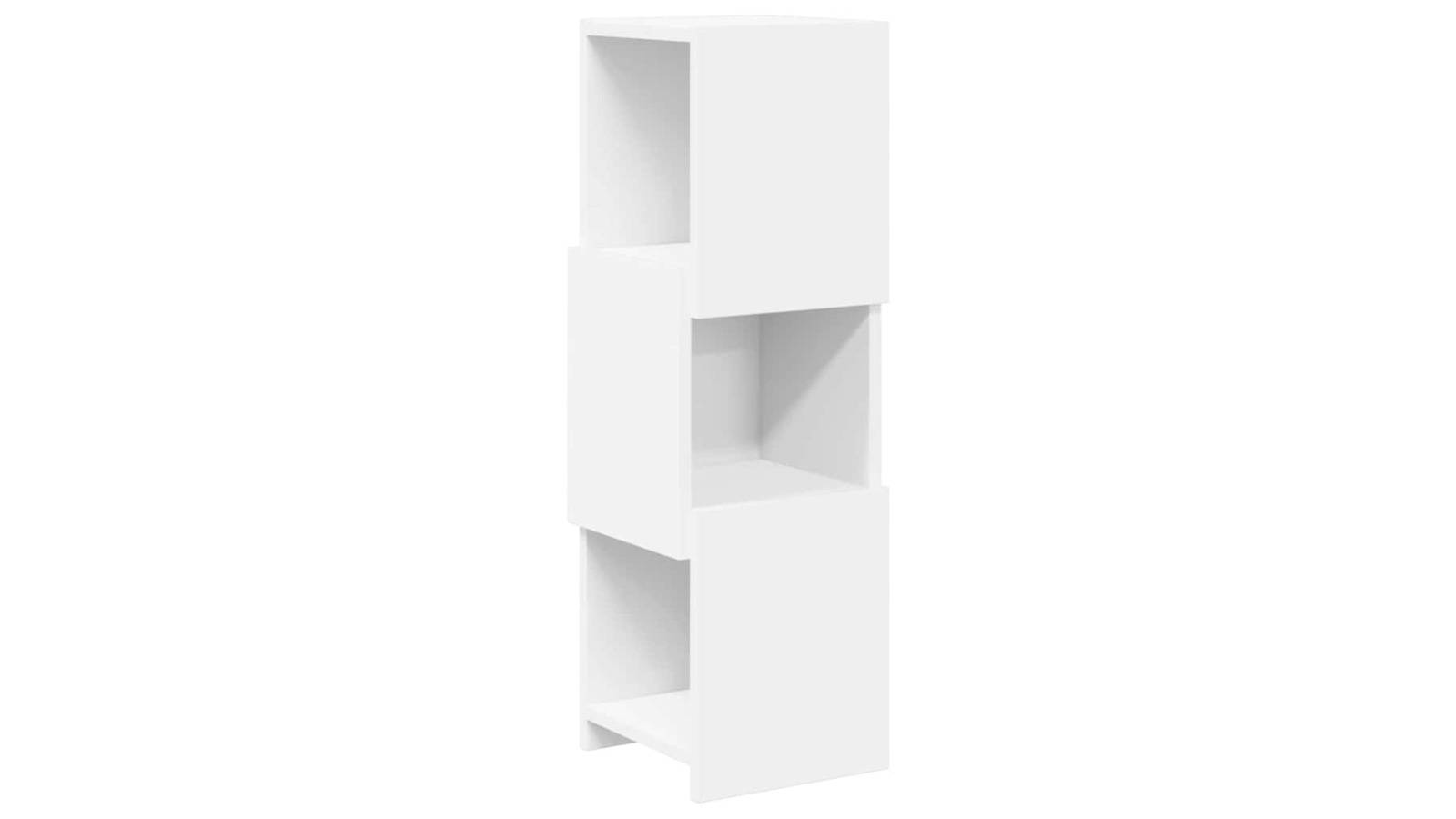 vidaXL Engineered Wood 25.5 x 25 x 80cm Corner Cabinet - White