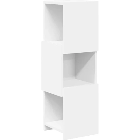 vidaXL Engineered Wood 25.5 x 25 x 80cm Corner Cabinet - White