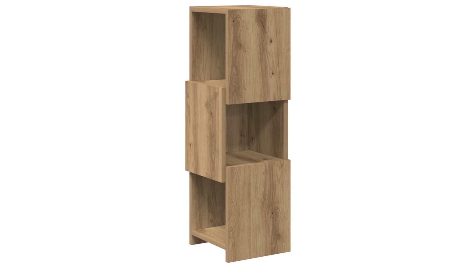 vidaXL Engineered Wood 25.5 x 25 x 80cm Corner Cabinet - Artisan Oak