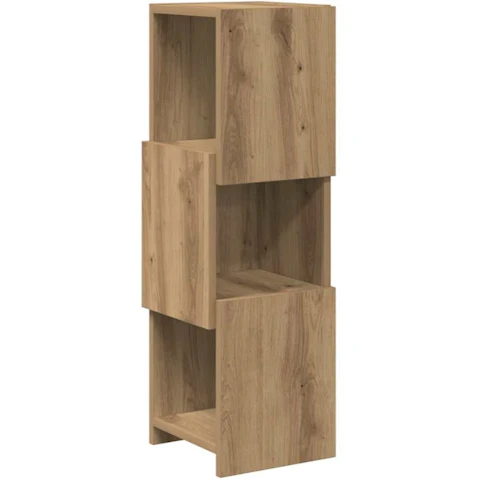vidaXL Engineered Wood 25.5 x 25 x 80cm Corner Cabinet - Artisan Oak