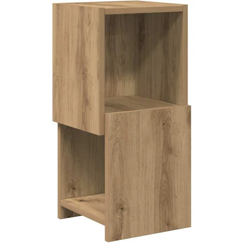 vidaXL Engineered Wood 25.5 x 25 x 55cm Corner Cabinet - Artisan Oak