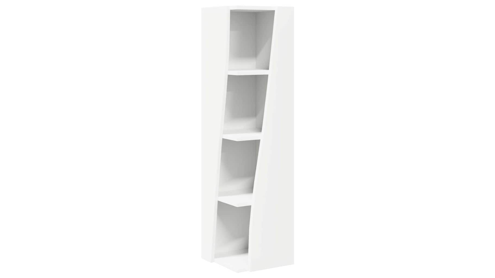 vidaXL Engineered Wood 27.5 x 27 x 102cm Corner Cabinet - White