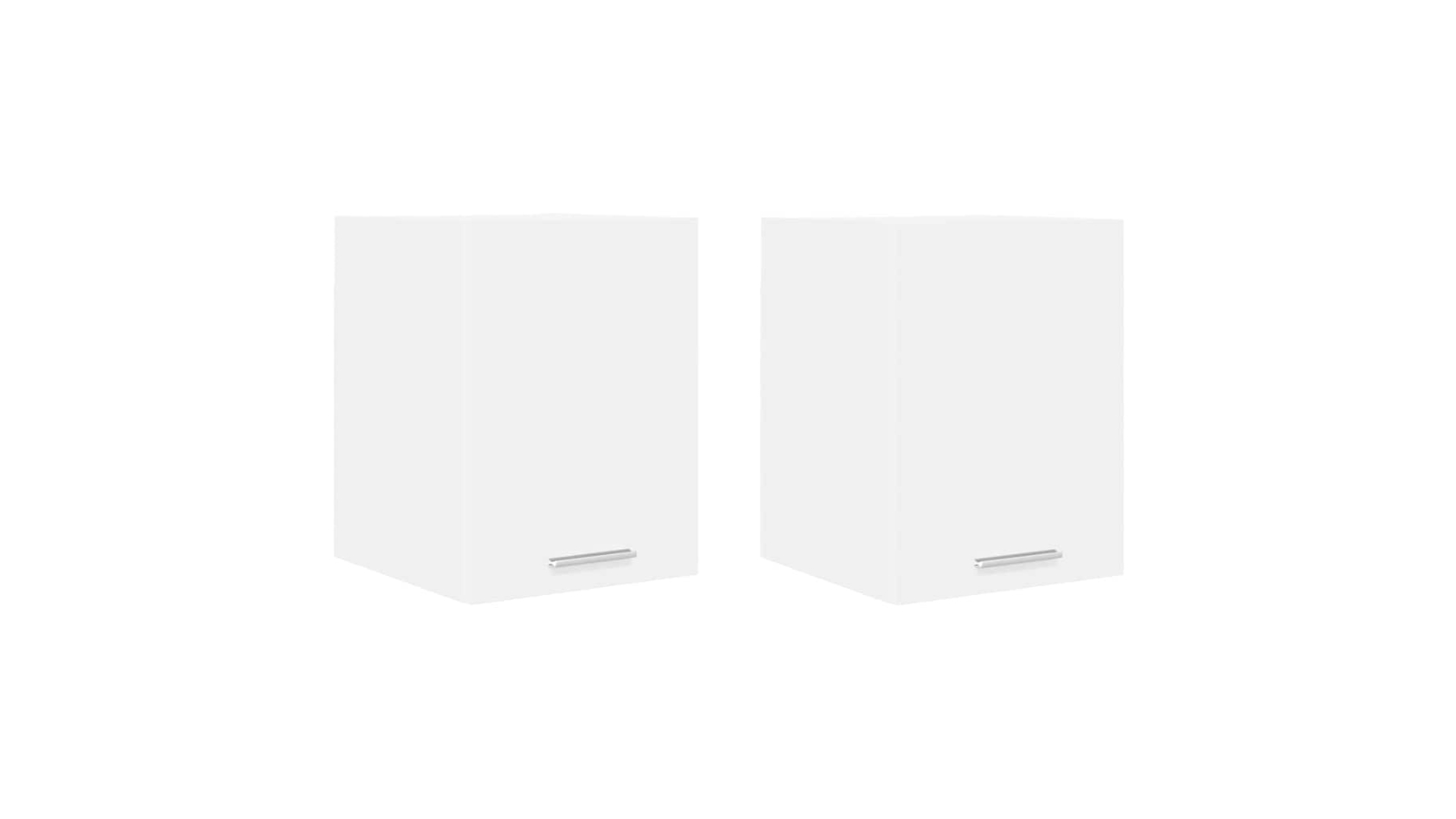 vidaXL White Engineered Wood 2 Piece Hanging Cabinet - 30 x 31 x 40cm