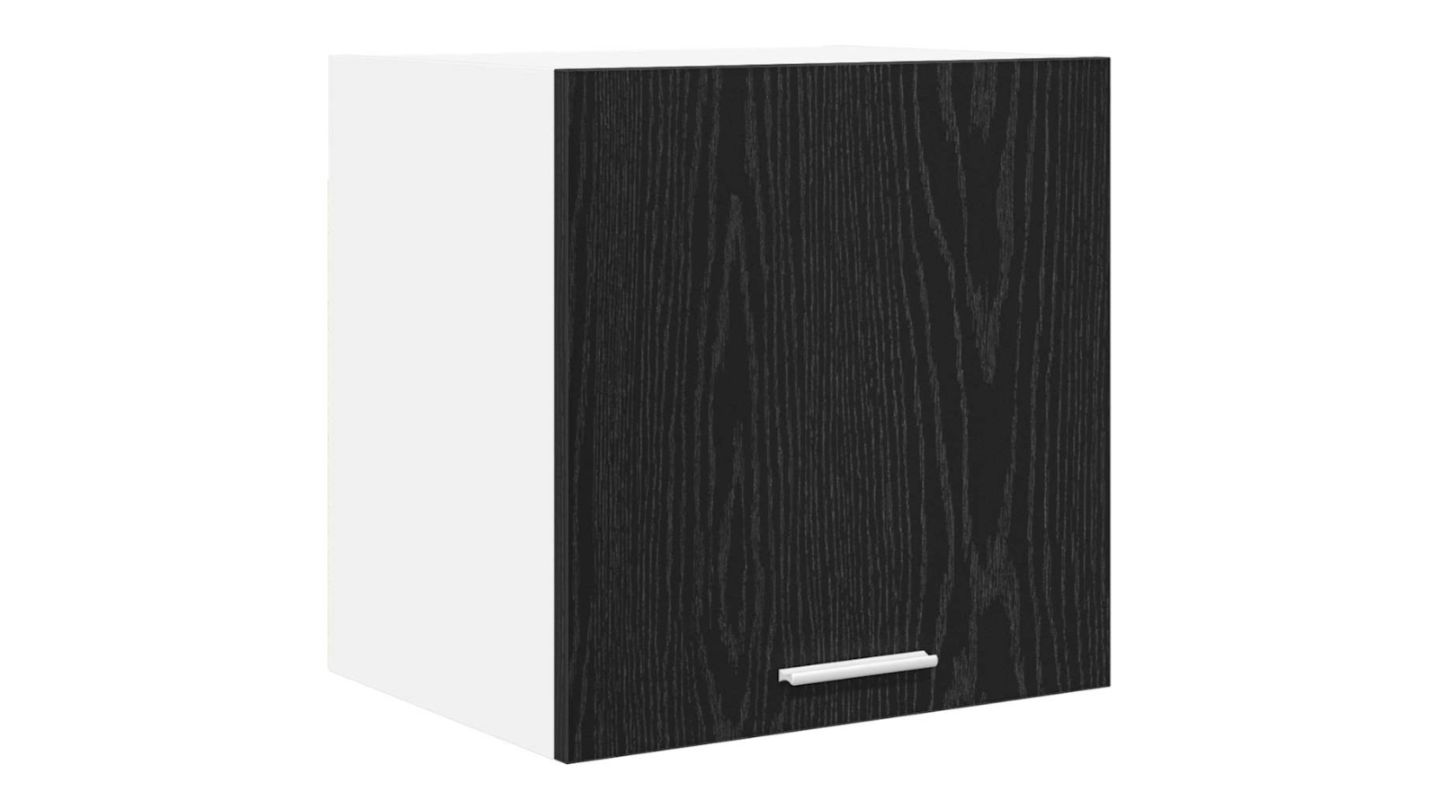 vidaXL Black Oak/White Hanging Cabinet with Door - 40 x 31 x 40cm