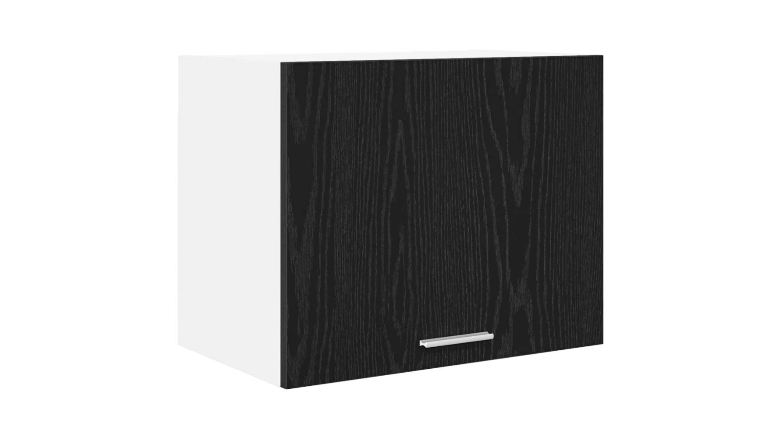 vidaXL Black Oak/White Hanging Cabinet with Door - 50 x 31 x 40cm