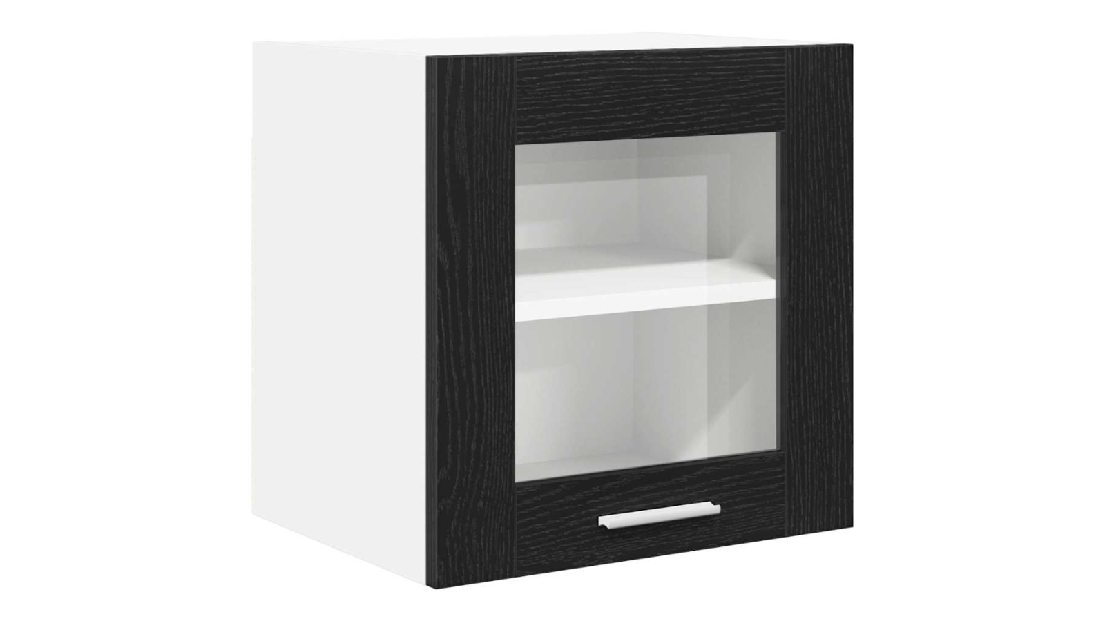 vidaXL Engineered Wood Black Oak Hanging Cabinet - 40 x 31 x 40cm