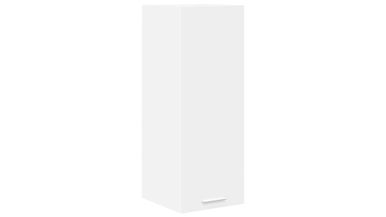 vidaXL White Engineered Wood Hanging Cabinet with Door - 30 x 31 x 80cm