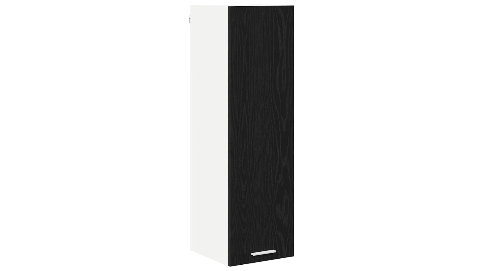vidaXL Black Oak Engineered Wood Hanging Cabinet - 30 x 31 x 100cm