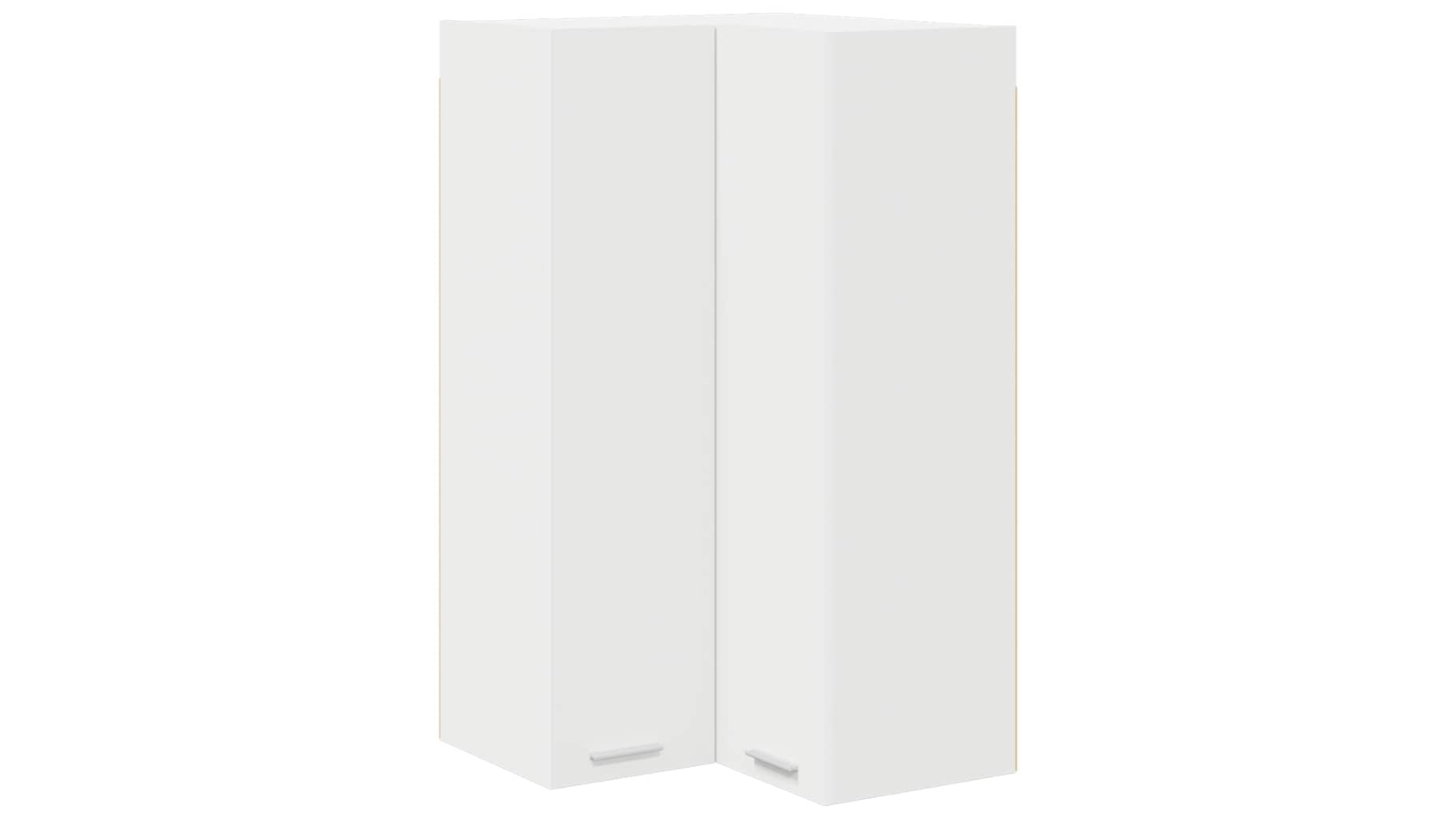 vidaXL Engineered Wood White Hanging Cabinet - 57 x 57 x 100cm