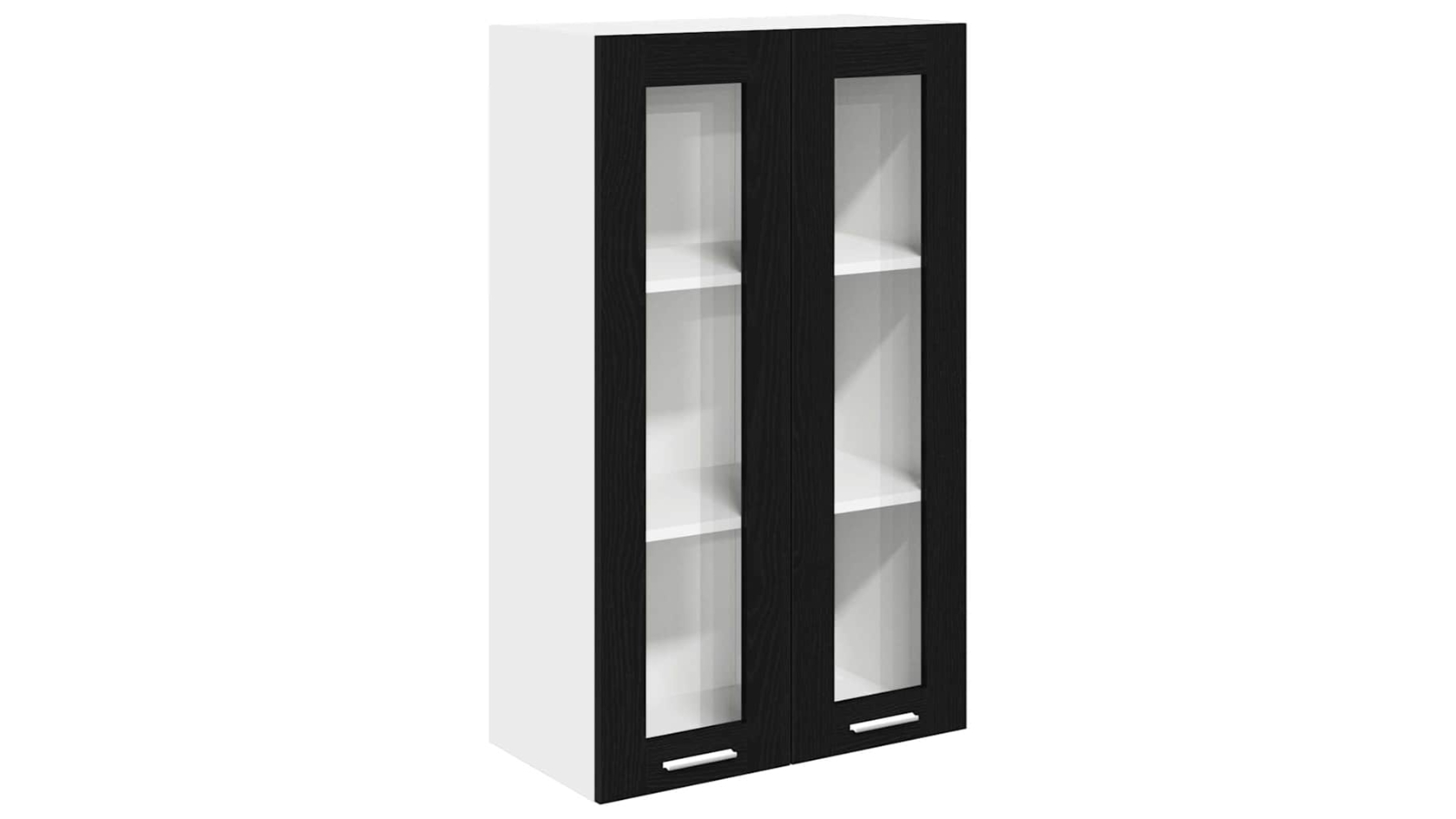 vidaXL Riga Black Oak Engineered Wood 60 x 31 x 100cm Hanging Cabinet