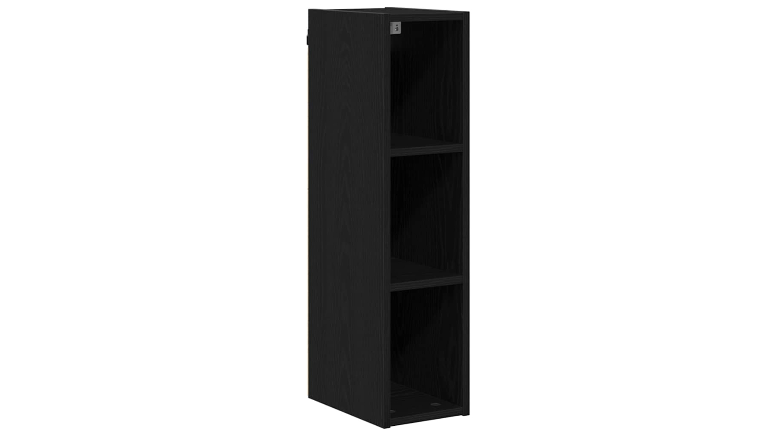 vidaXL Black Oak Engineered Wood 20 x 29.5 x 80cm Hanging Cabinet