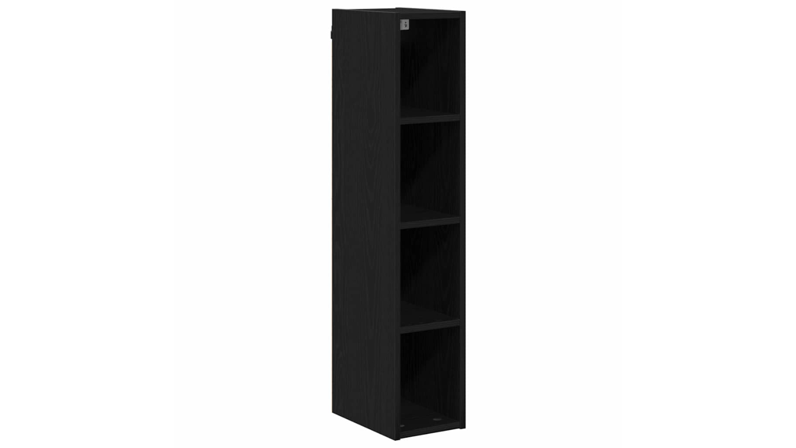 vidaXL Black Oak Engineered Wood 20 x 29.5 x 100cm Hanging Cabinet