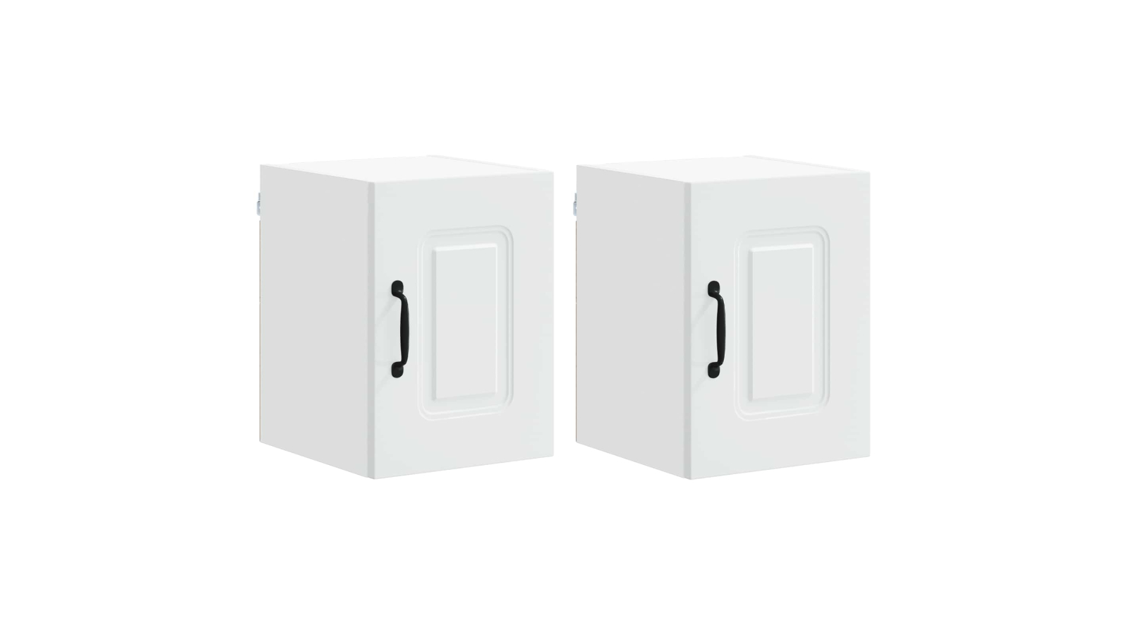 vidaXL 2 Piece White Kalmar Dishwasher Panel - 30 x 31 x 40cm