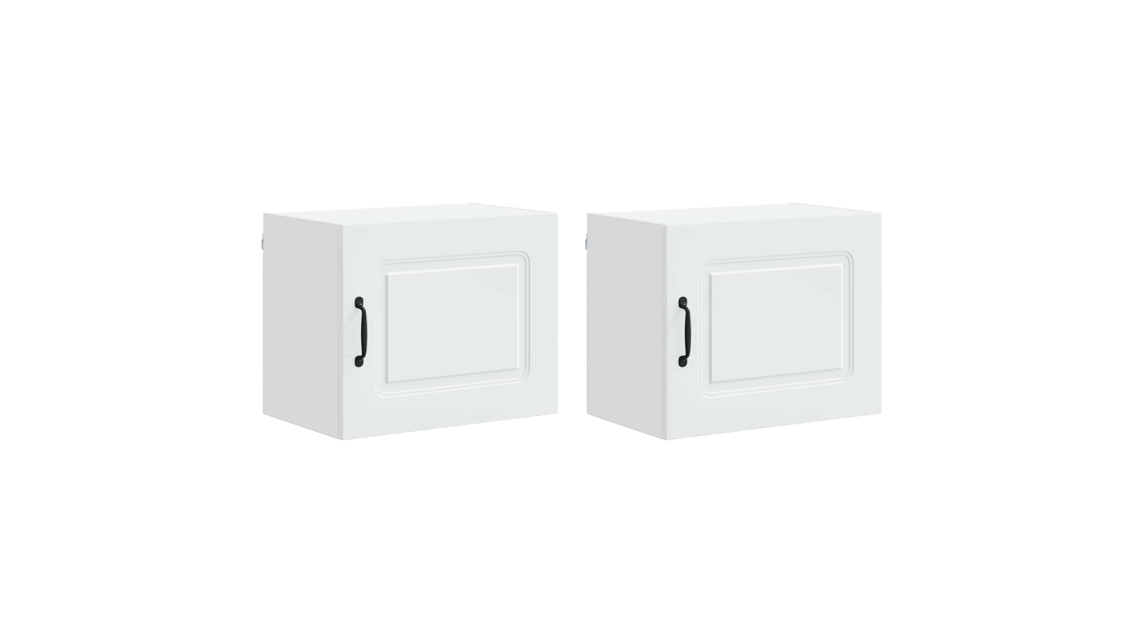 vidaXL 2 Piece White Kalmar Dishwasher Panel - 50 x 31 x 40cm