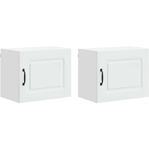 vidaXL 2 Piece White Kalmar Dishwasher Panel - 50 x 31 x 40cm