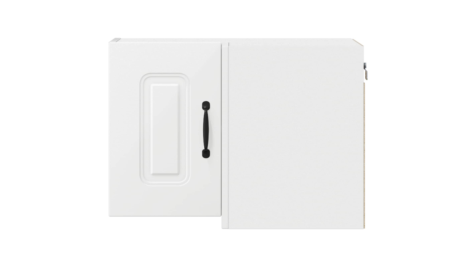 vidaXL White Engineered Wood 57 x 57 x 40cm Lucca Wall Cabinet