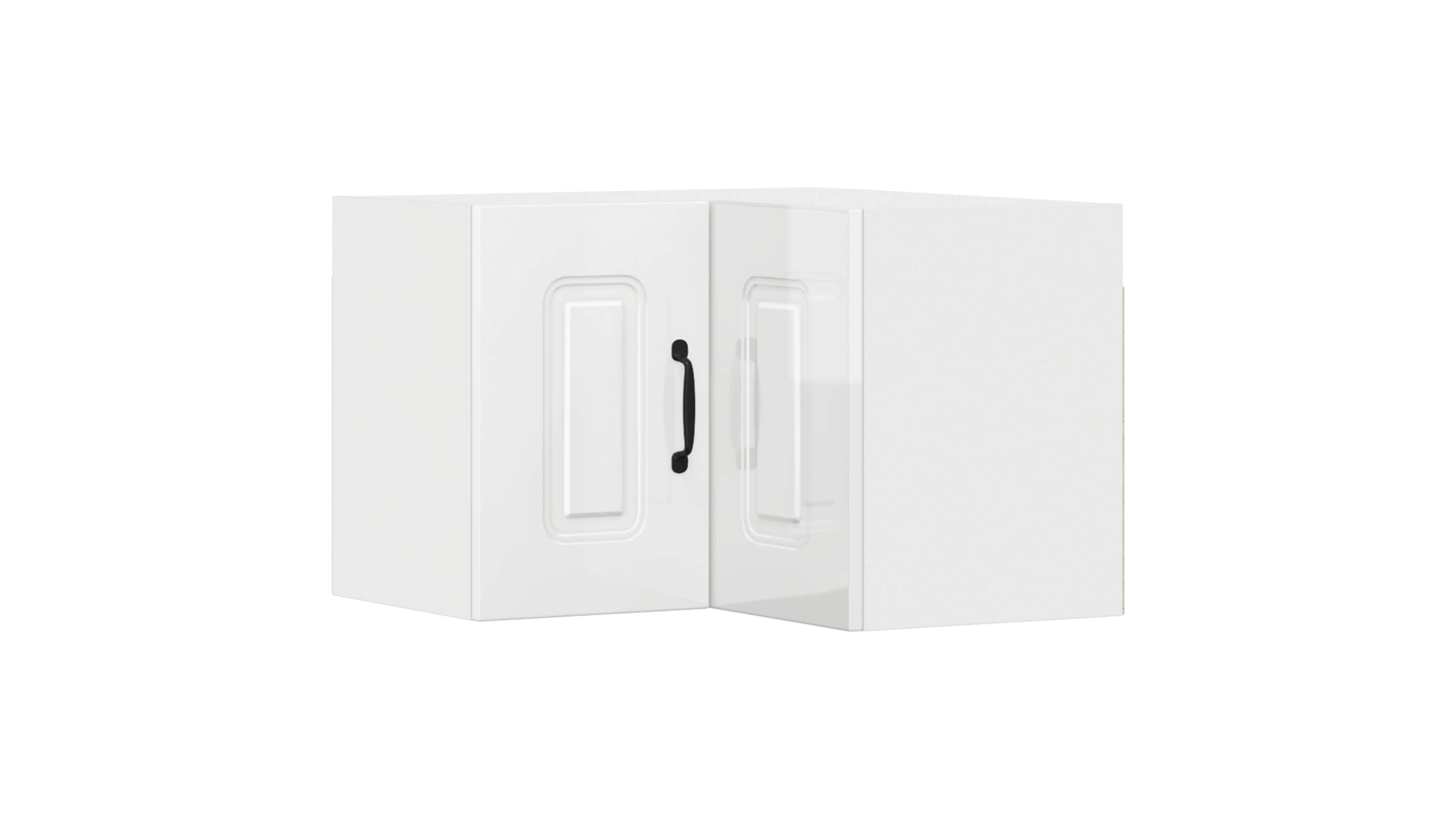 vidaXL High Gloss White Kalmar Dishwasher Panel - 57 x 57 x 40cm