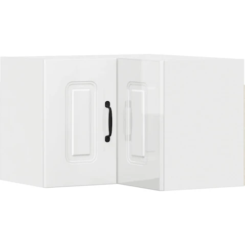 vidaXL High Gloss White Kalmar Dishwasher Panel - 57 x 57 x 40cm