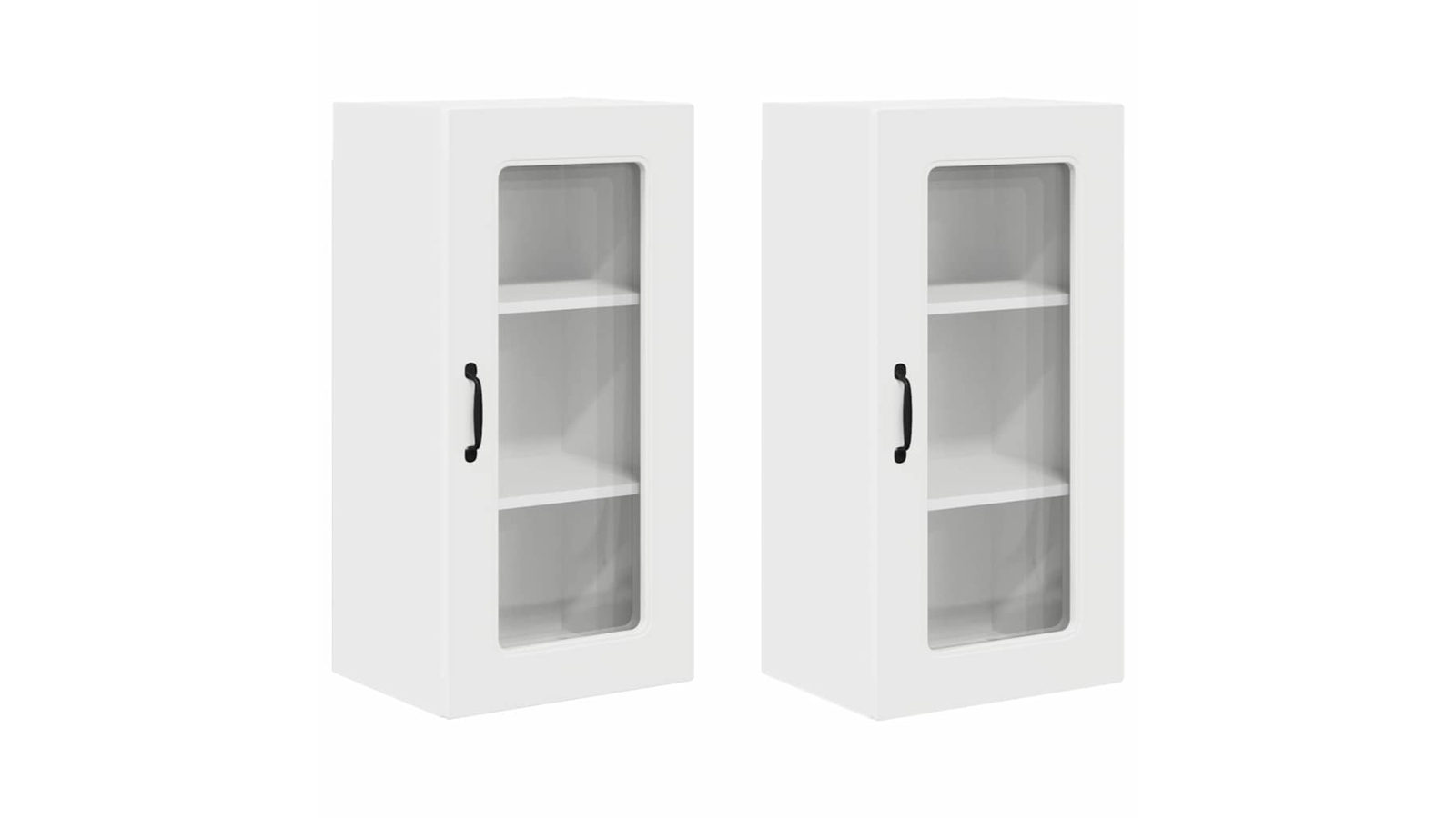 vidaXL 2 Piece White Kalmar Dishwasher Panel - 40 x 31 x 80cm