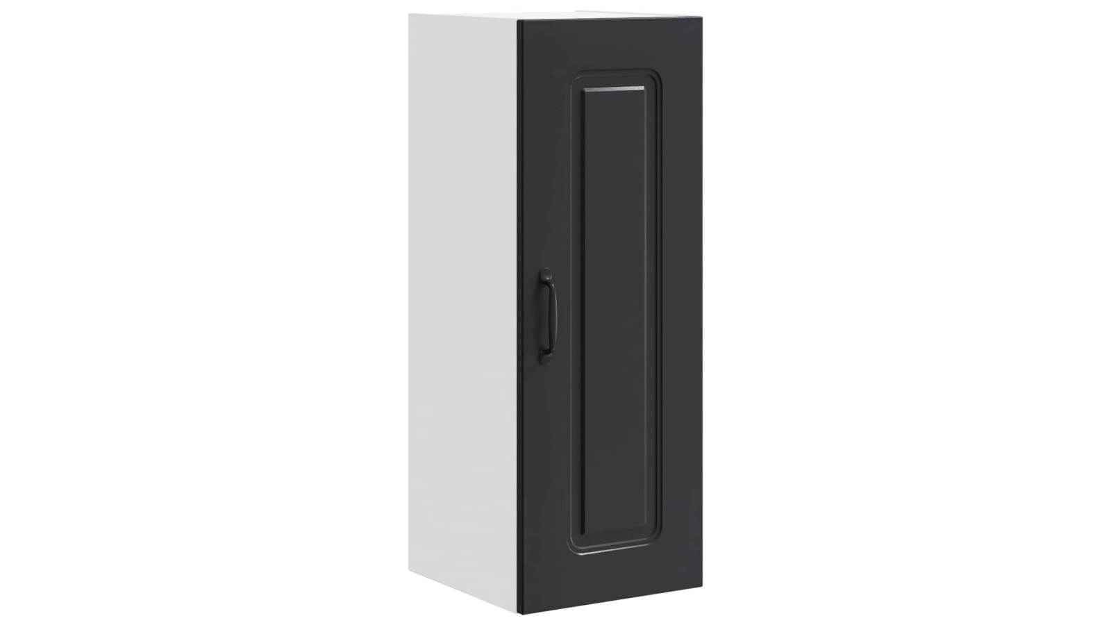 vidaXL Black Engineered Wood Kalmar Dishwasher Panel - 30 x 31 x 80cm