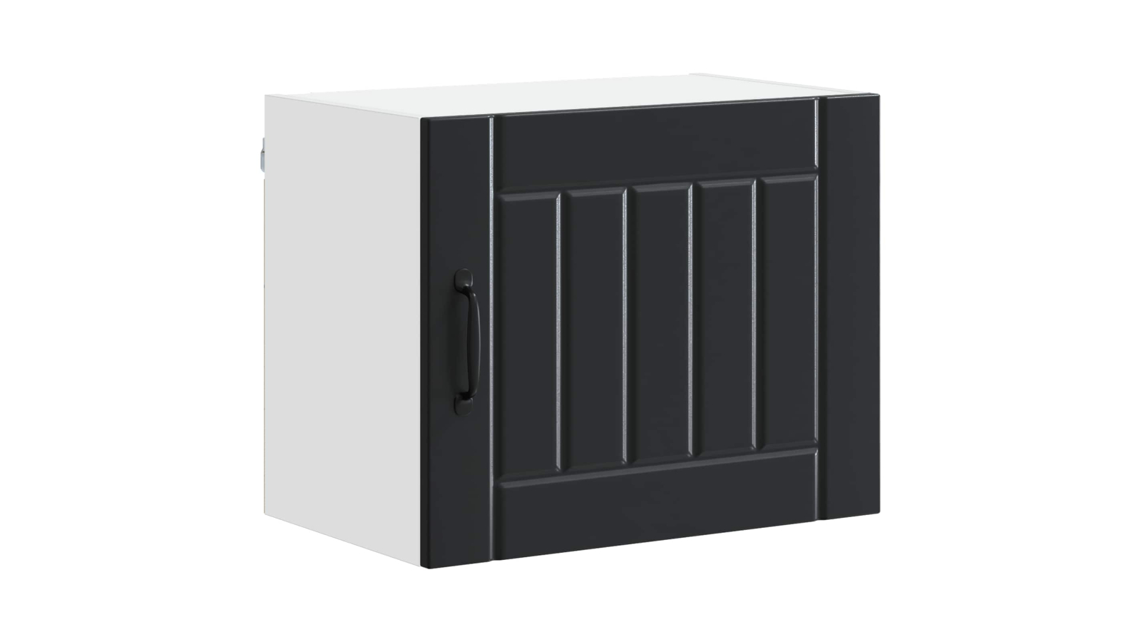 vidaXL Black Engineered Wood Lucca Dishwasher Panel - 50 x 31 x 40cm