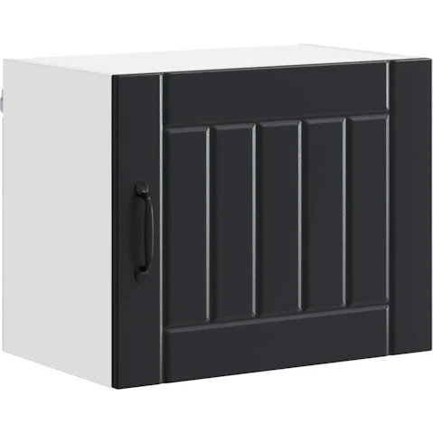 vidaXL Black Engineered Wood Lucca Dishwasher Panel - 50 x 31 x 40cm
