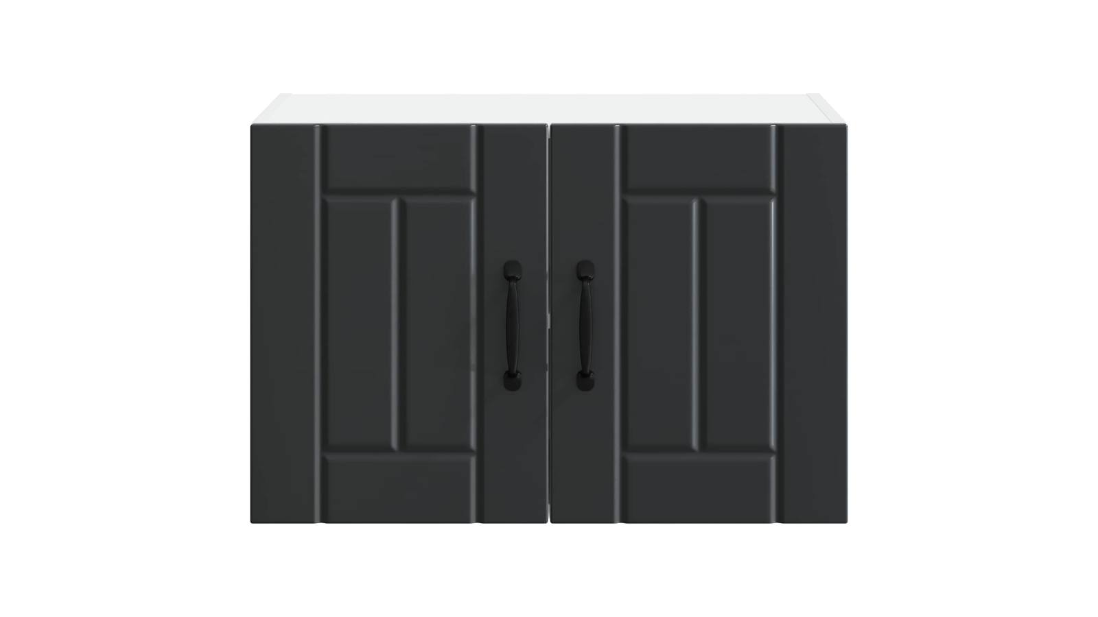 vidaXL 60 x 31 x 40cm Lucca Wall-Mounted Kitchen Cabinet - Black