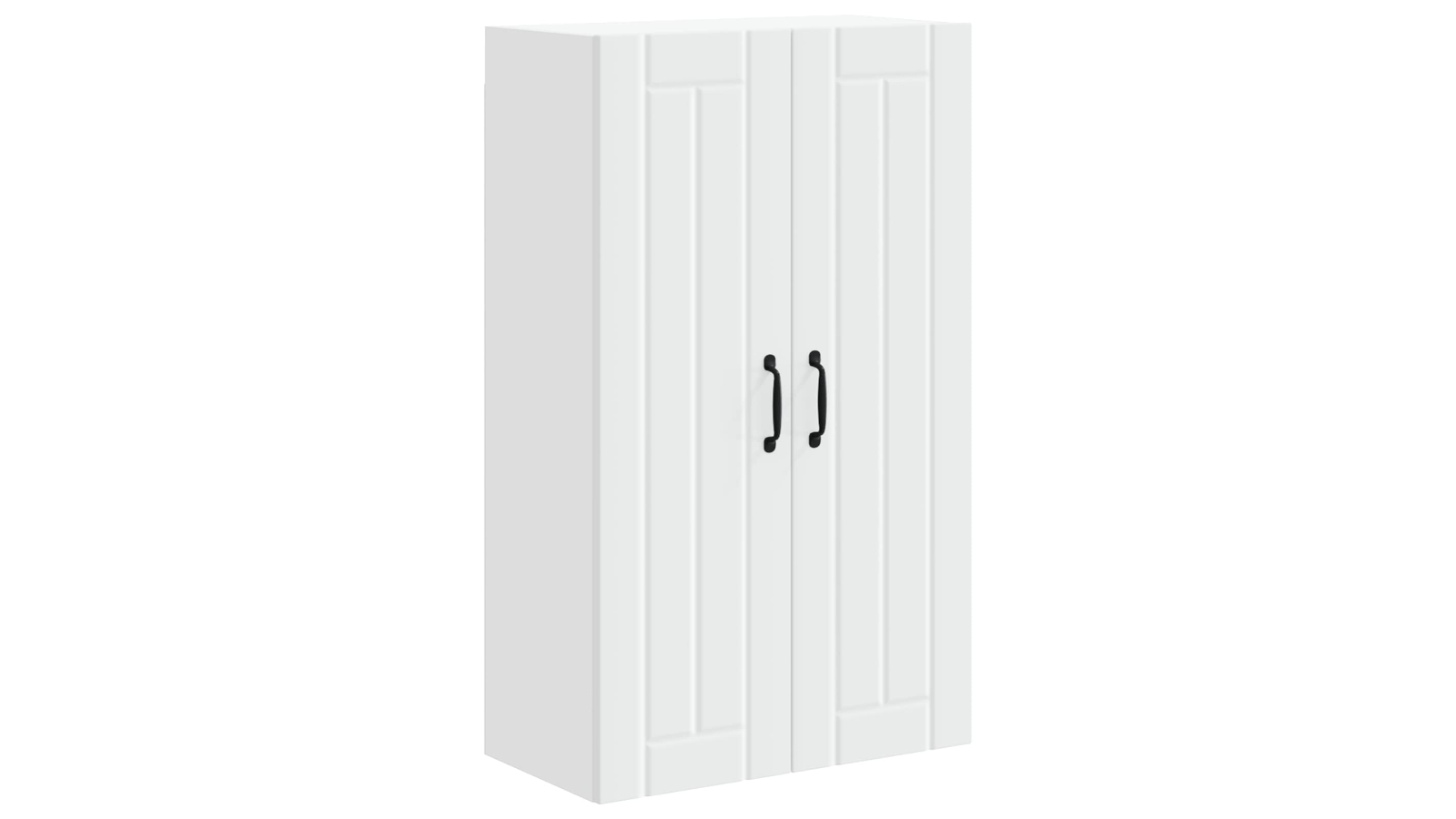 vidaXL White Engineered Wood 60 x 31 x 100cm Lucca Wall Corner Cabinet