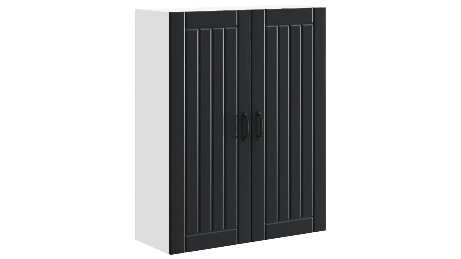 vidaXL Black Engineered Wood 80 x 31 x 100cm Lucca Dishwasher Panel