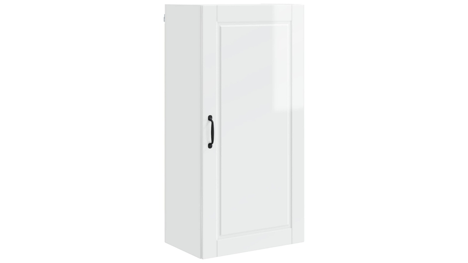 vidaXL Wall Cabinet Porto High Gloss White - 50 x 31 x 100cm