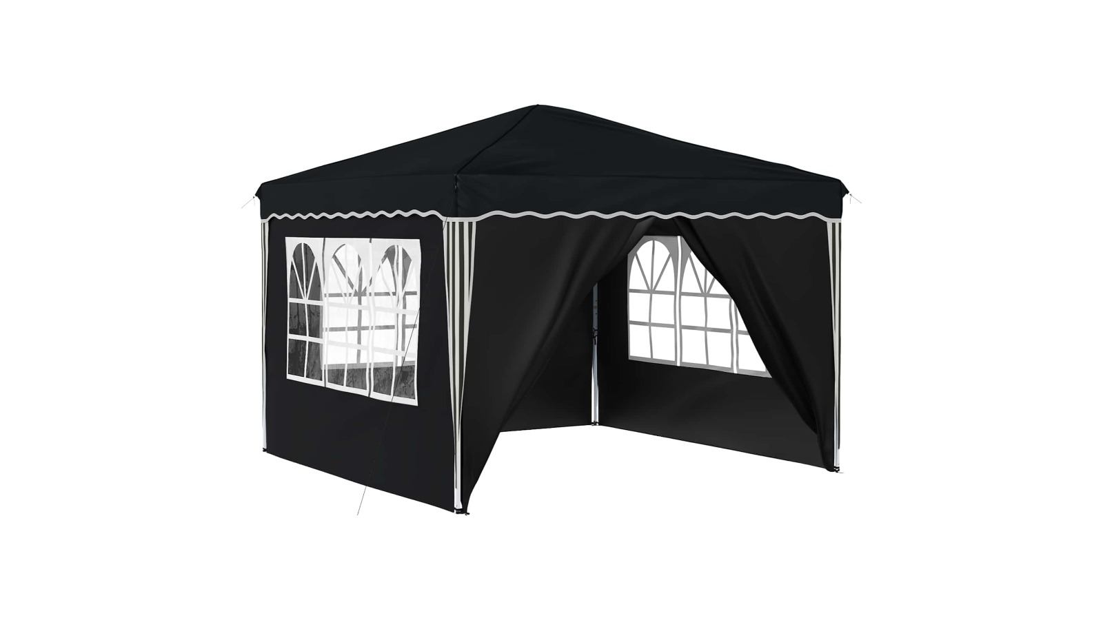 vidaXL Anthracite Oxford Fabric 288 x 288 x 245cm Pop-up Party Tent