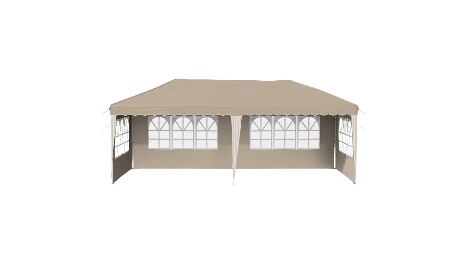 vidaXL Cream Pop-up Party Tent - 575 x 289 x 245cm