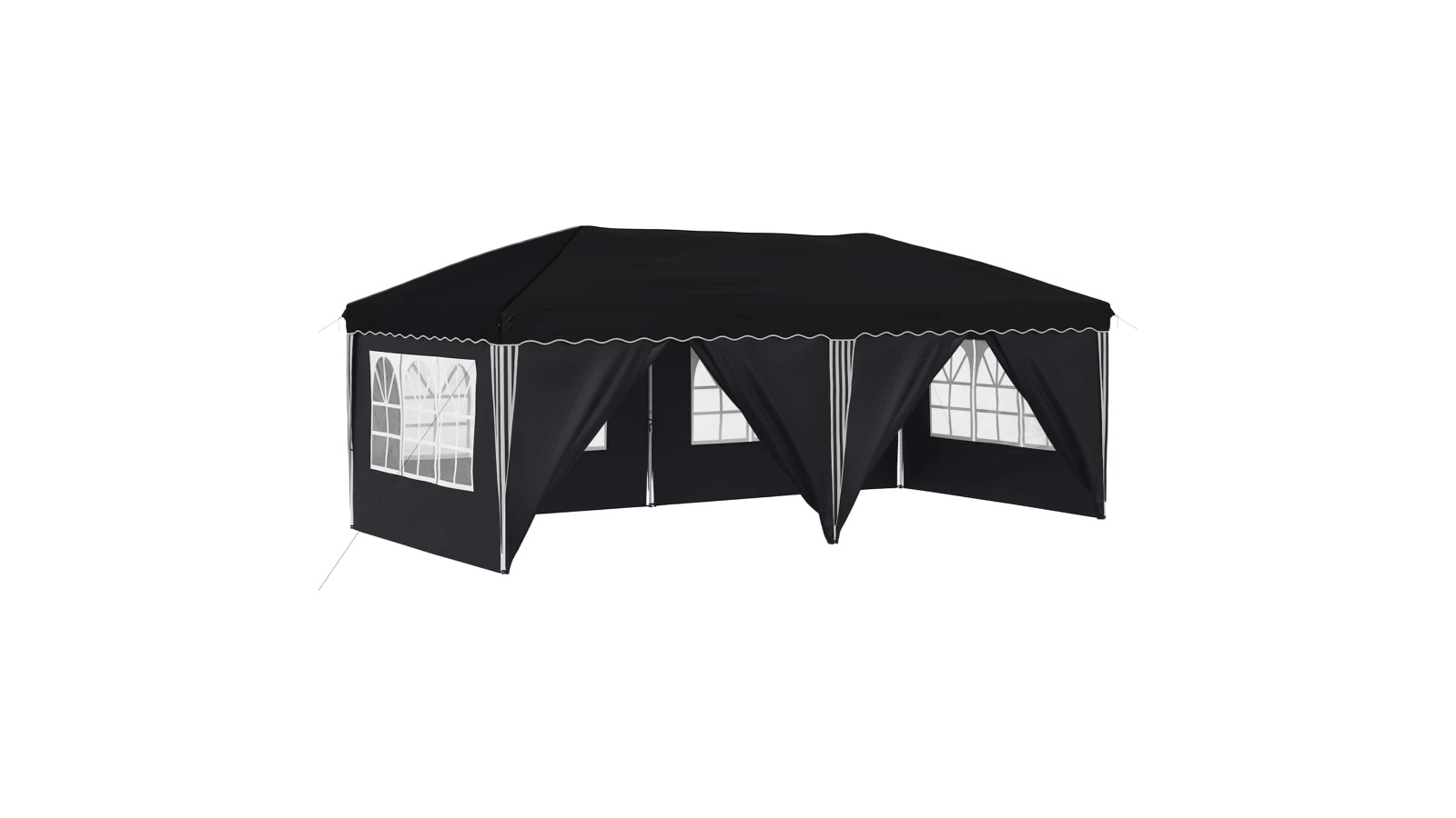 vidaXL Antracite Pop-up Party Tent - 575 x 288 x 245cm