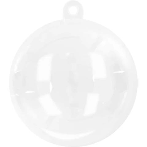 vidaXL Set of 25 Transparent Christmas Bauble