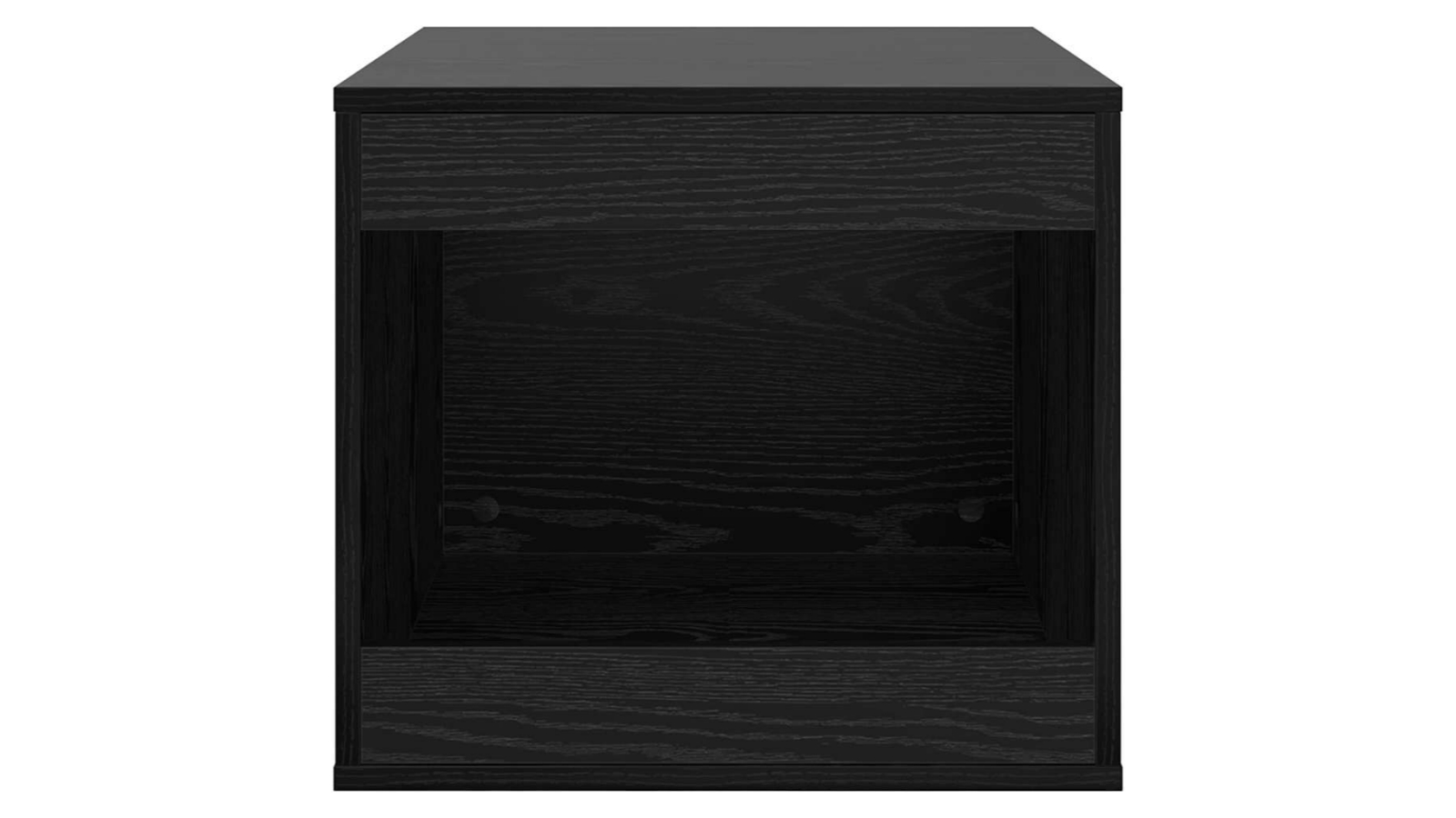 vidaXL Black Oak Enclosure Cat Litter Box - 47 x 59 x 42cm