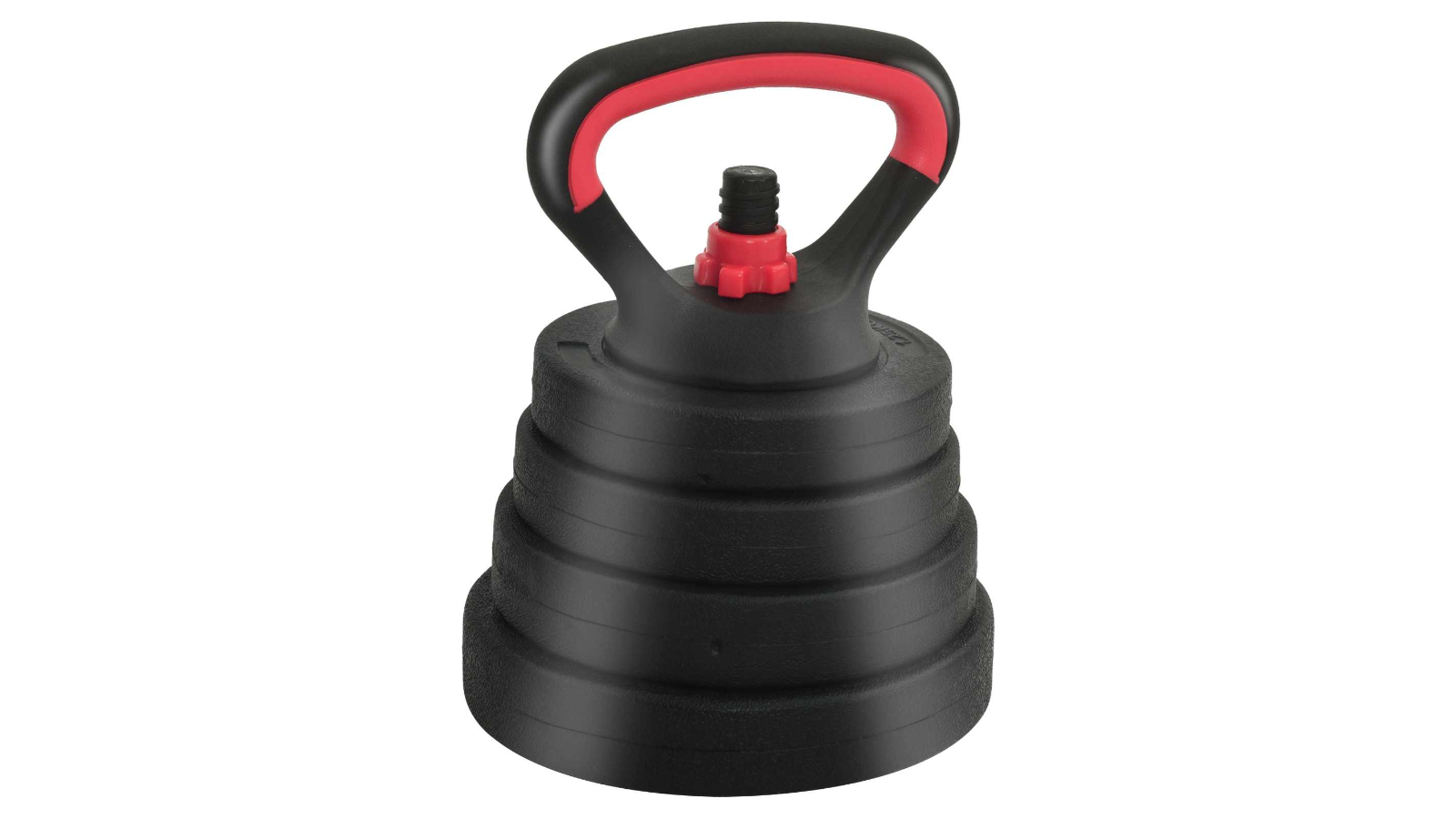 vidaXL Black/Red 4-in-1 Kettlebell Dumbbell Set - 30kg