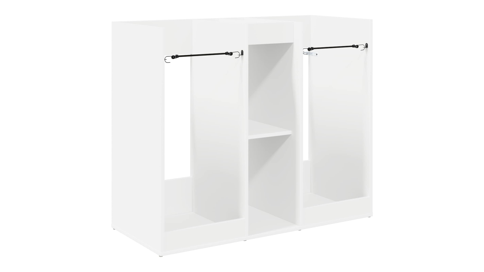vidaXL Plain White Golf Cabinet - 102 x 45 x 85.5cm