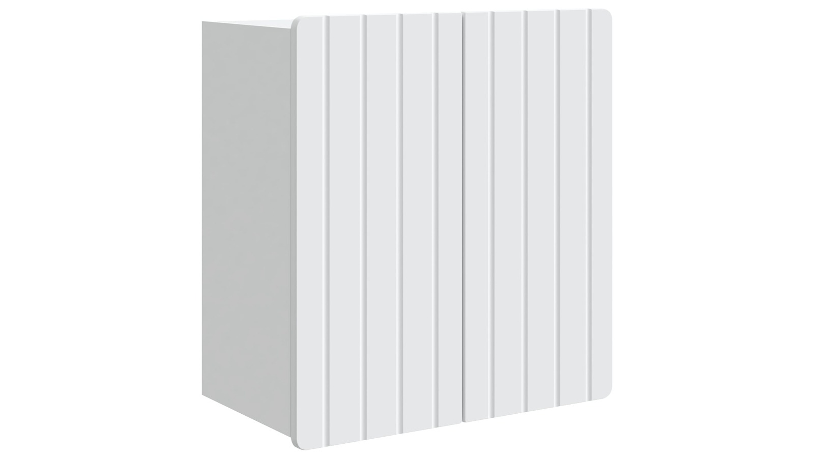 vidaXL White Engineered Wood Wall-Mounted Cabinet - 59 x 31 x 64cm